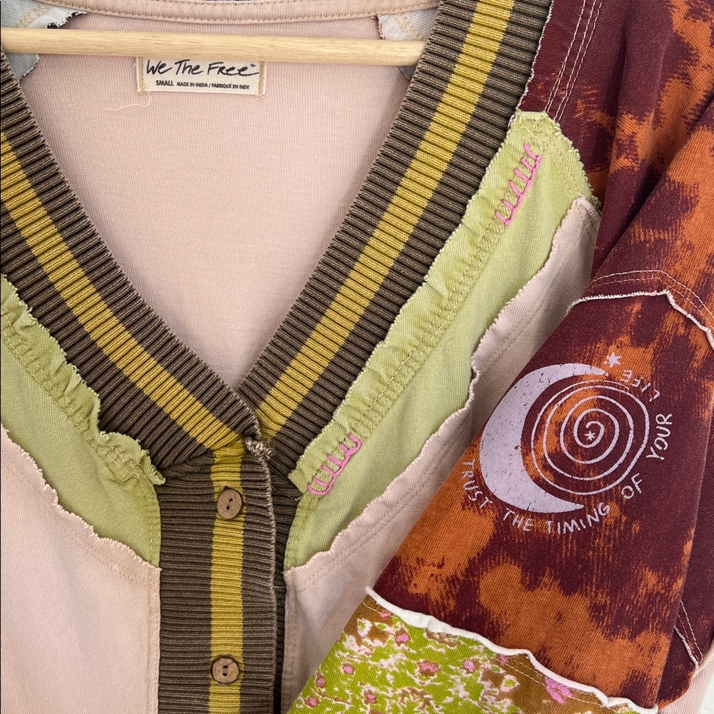 We The Free Marley Tee Cardigan Top - Picture 10 of 11